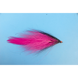 Mouche Lm2g mouche brochet - B17- Black Pink Bucktail  h5/0