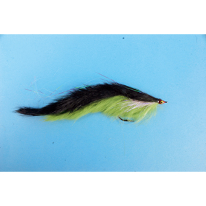 Mouche Lm2g mouche brochet - B21 - Black & Green Double Bunny h5/0