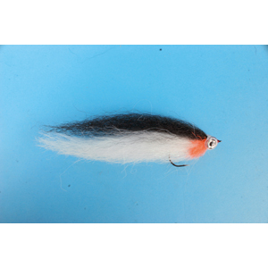 Mouche Lm2g mouche brochet - B30 - White & Black Baitfish h5/0