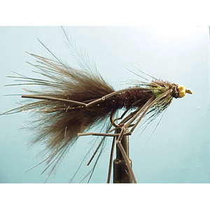 Mouche Lm2g streamer plombé - ST34 - Green Montana Vibrator  h10