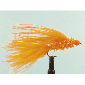 Mouche Lm2g streamer plombé - ST40 - Orange Bead Orange Cat  h10