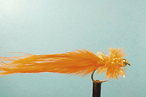 Mouche Lm2g streamer tungsten - ST52 - orange Taddy  h10