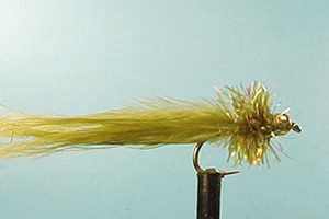 Mouche Lm2g streamer tungsten - ST53 - Olive Taddy  h10