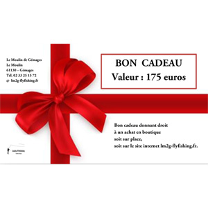 Bon cadeau d'une valeur de 175 euros