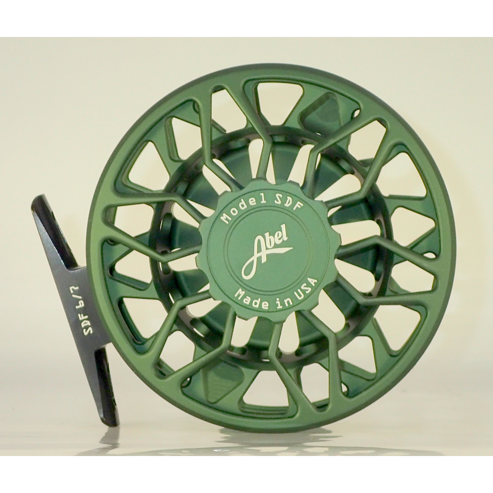 Moulinet Abel Sealed Drag Freshwater SDF 6/7 - soie 5 à 8 - Vert profond satiné